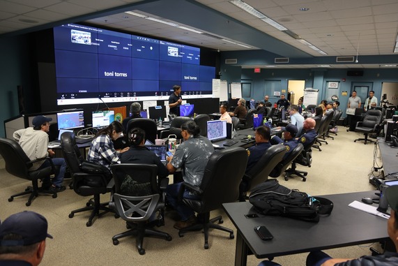 Emergency Operations Center (EOC) on Sunday, September 6.
