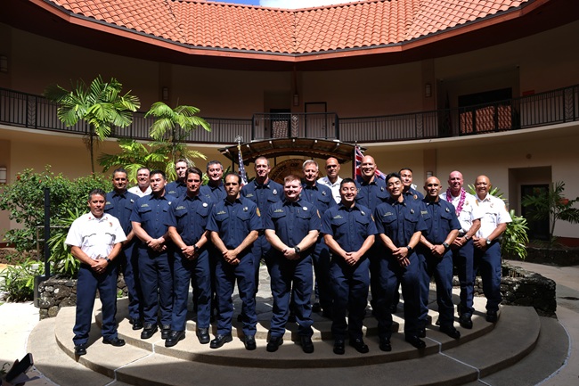 Group photo of KFD Administrative Staff and Promotees at the promotion ceremony today, May 22.