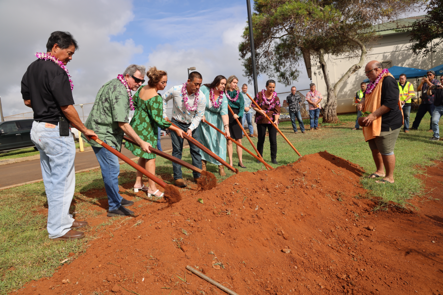 The expansion will add three new, deeper maintenance bays to the existing three bays, allowing mechanics to service The Kaua‘i Bus’s new 35-foot battery electric buses.