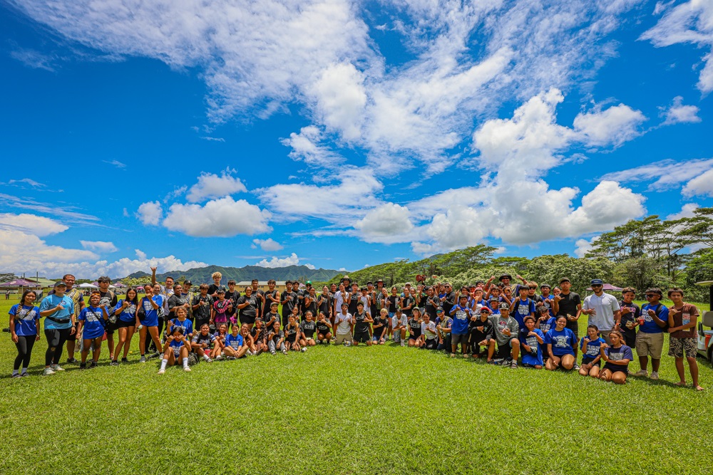 Group photo at track meet