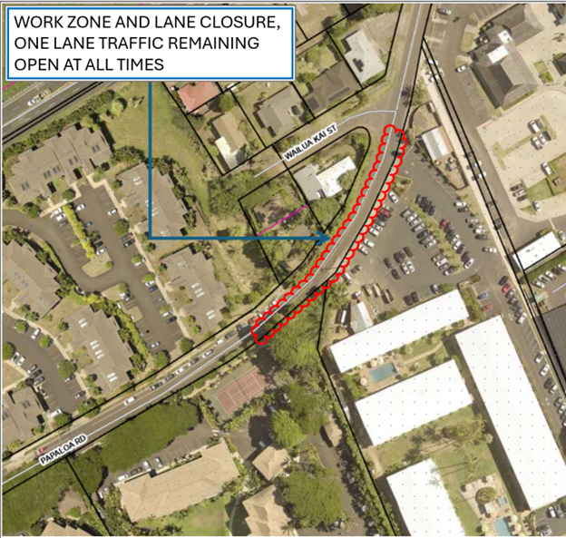 Papaloa Road work is in the news release