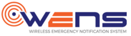 WENS, wireless emergency notification system