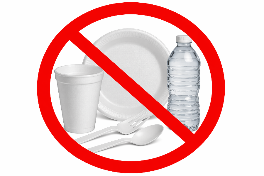January 1, 2020 visual of plastics disposal policy