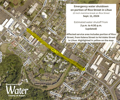FB_Emergency water shutdown on portion of Rice Street in Lihue.png