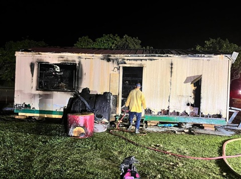 Pop Warner shed fire 5-31-23
